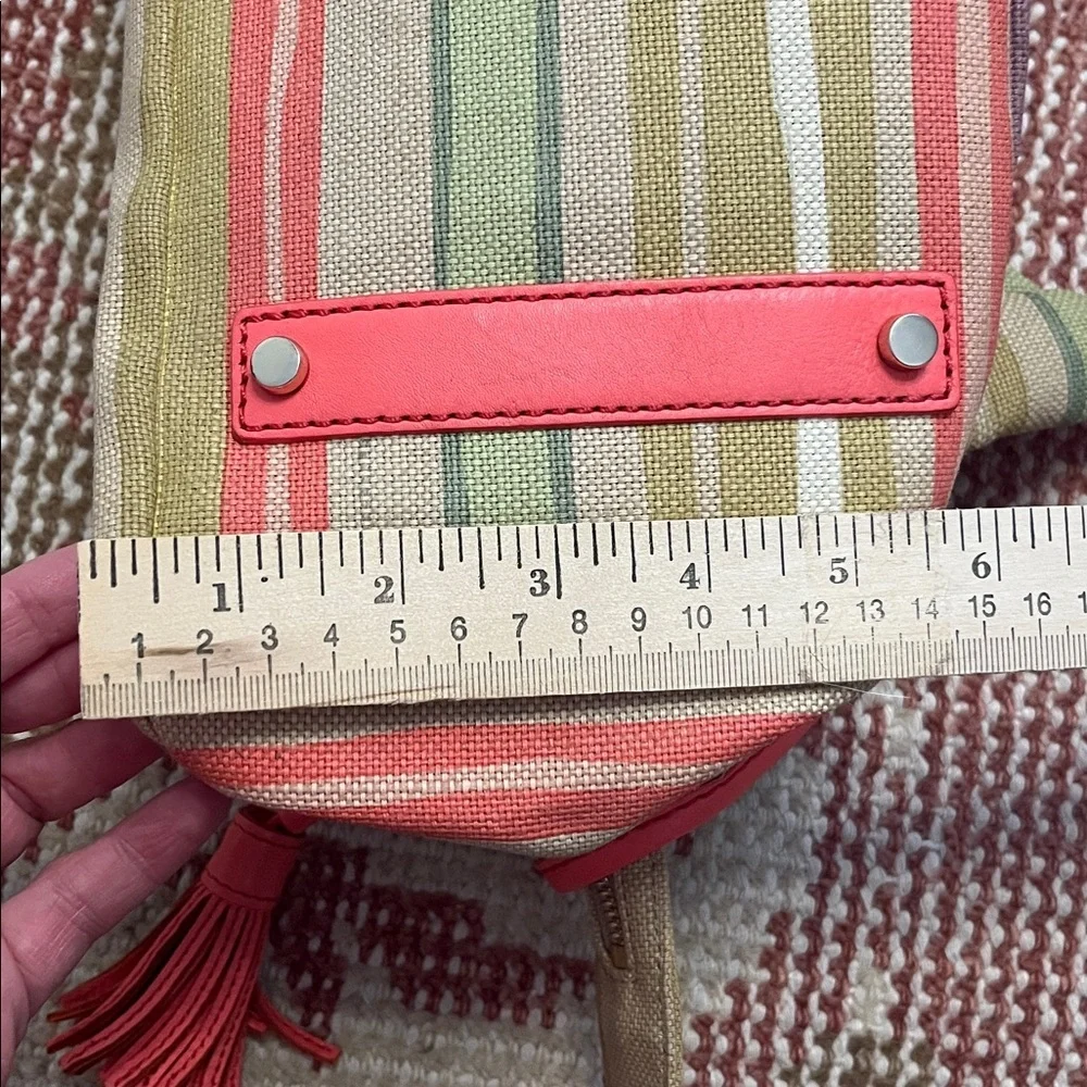 Kate Spade Multi Color Striped Canvas Bag - Picture 12 of 12